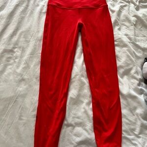 lululemon athletica Red Leggings